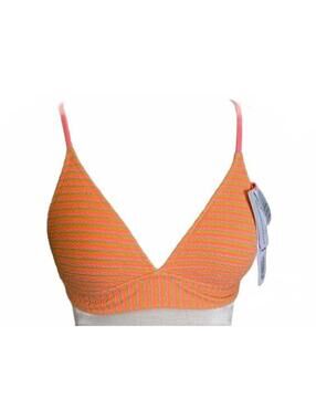 Banana Moon @Victoria's Secret Neon Bikini Top M Unlined Adjustable Straps NWT